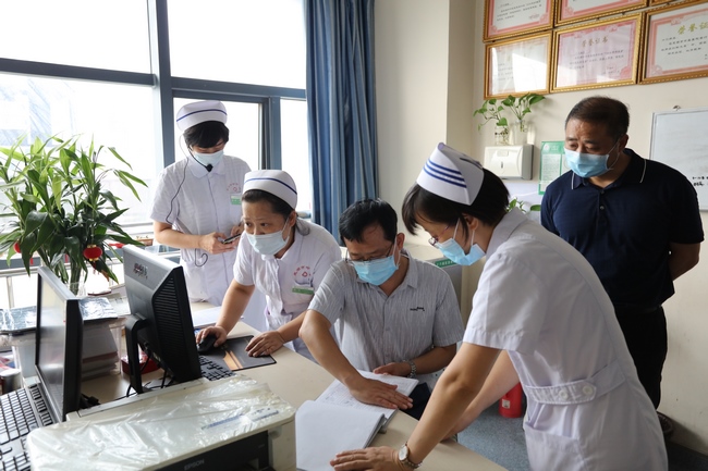 我院接受省健康促進(jìn)醫(yī)院現(xiàn)場評估驗(yàn)收(圖4)