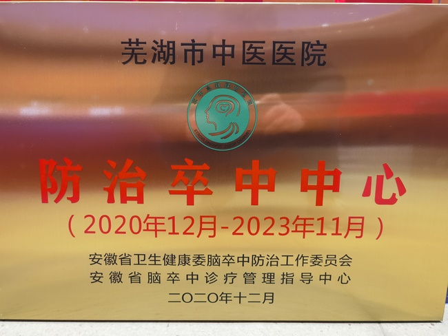 祝賀！蕪湖市中醫(yī)醫(yī)院喜獲國家腦防委“防治卒中中心”認證授牌(圖4)