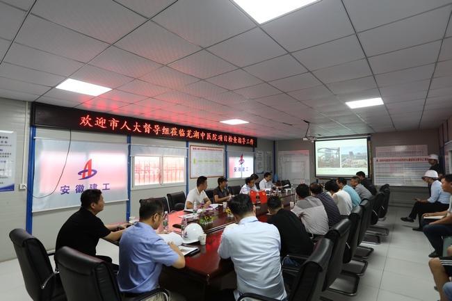 市人大常委會(huì)副主任孫國正率督查組來我院現(xiàn)場督查(圖2)