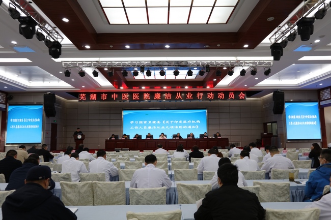 我院召開醫(yī)療機(jī)構(gòu)工作人員廉潔從業(yè)行動教育動員會(圖1)