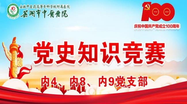 我院內(nèi)科四支部、內(nèi)科八支部、內(nèi)科九支部聯(lián)合開展“黨史知識競賽”(圖2)