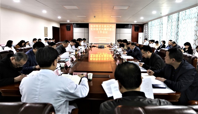 醫(yī)院召開2022年度縱深推進全面從嚴治黨 加強黨風廉政建設工作會議(圖1)