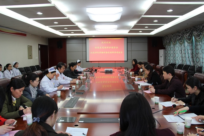 安徽省蕪湖市護(hù)理學(xué)會血液透析學(xué)組探討會議在我院召開(圖1)