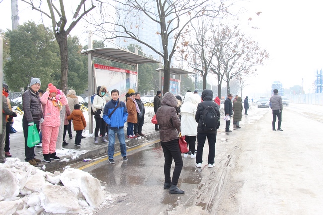 方便市民出行 我院黨員干部職工上路鏟雪(圖24)