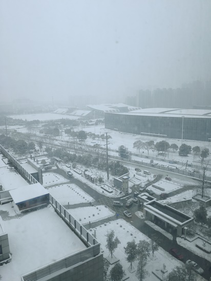 方便市民出行 我院黨員干部職工上路鏟雪(圖9)