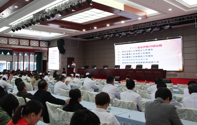 全國人大代表張榮珍宣講十三屆全國人大一次會議精神(圖3)