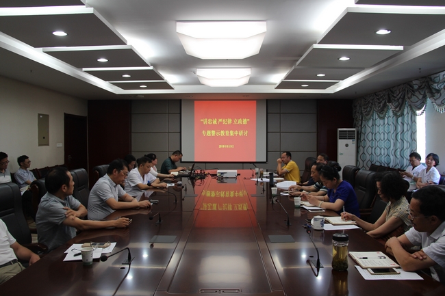 我院召開“講嚴(yán)立”專題警示教育研討會(huì)(圖1)