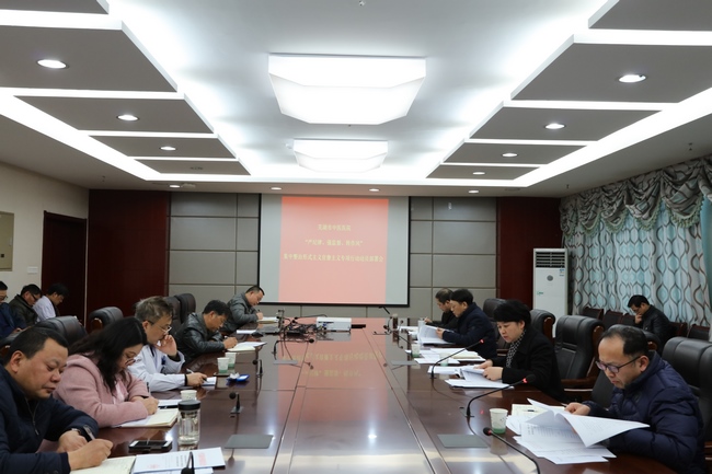我院召開“嚴(yán)強轉(zhuǎn)”集中整治形式主義 官僚主義專項行動動員部署會(圖1)